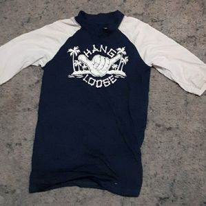 boys rash guard "hang loose", size: large (10-12)